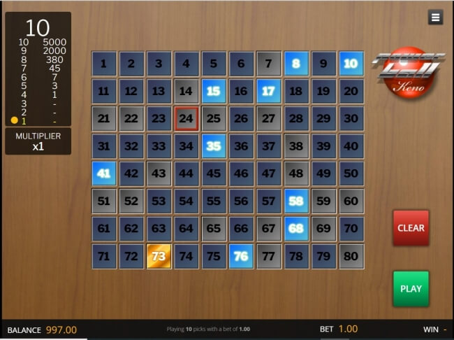Keno Saucify Win