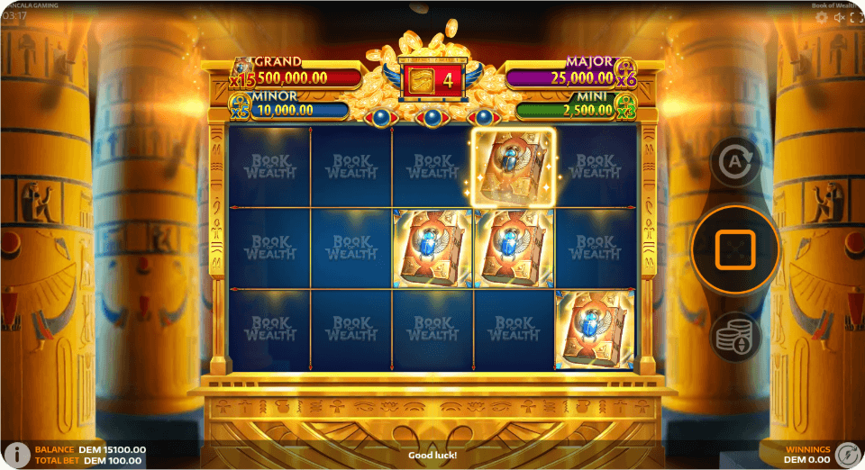 book of wealth 3 bonus game