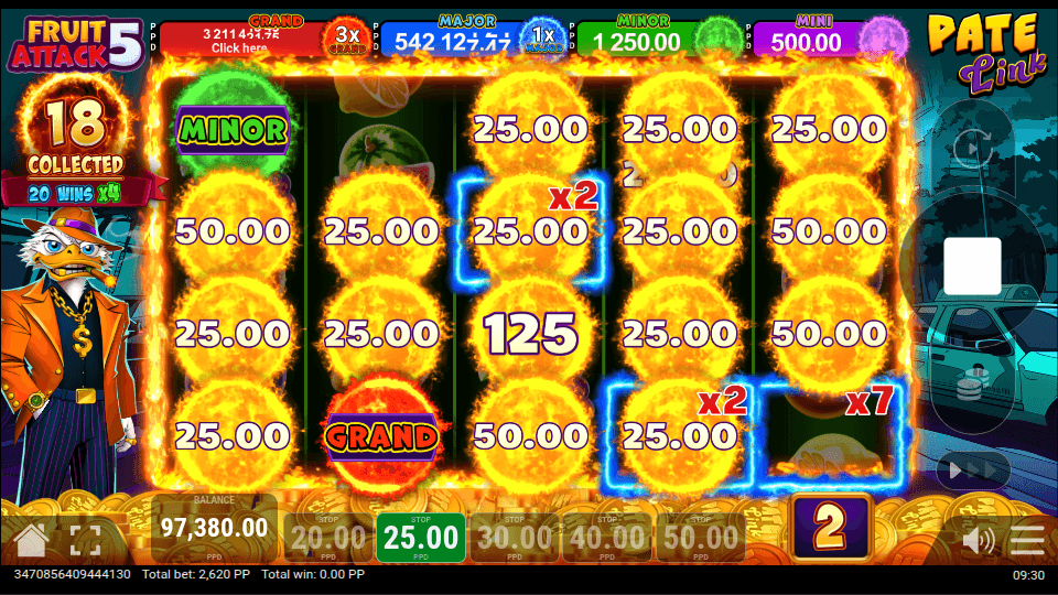 Fruit Attack Pate Link Bonus Game Screenshot