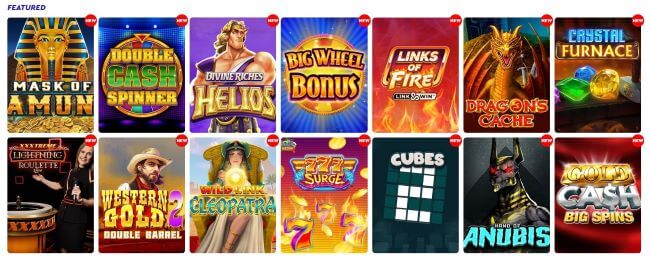 Highbet casino games