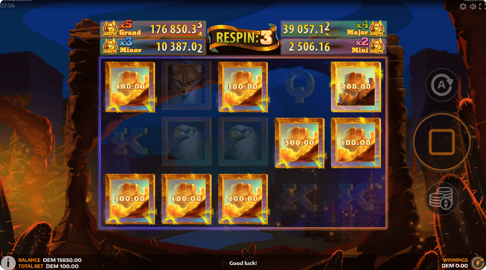 majestic wolf hold and earn feature