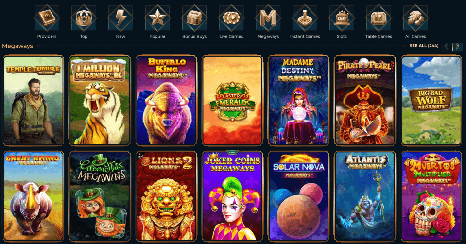 monster win casino games