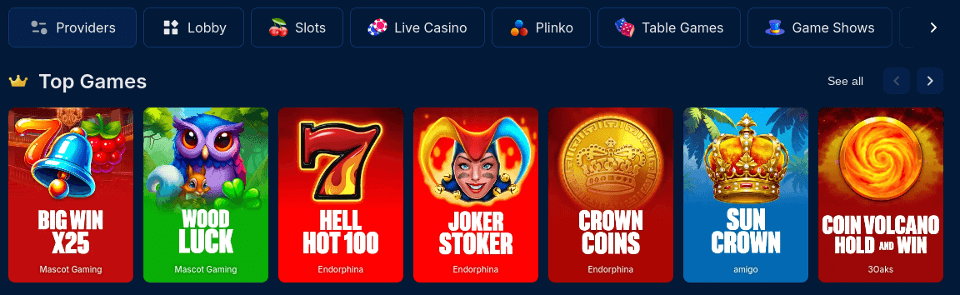 onlywin casino games