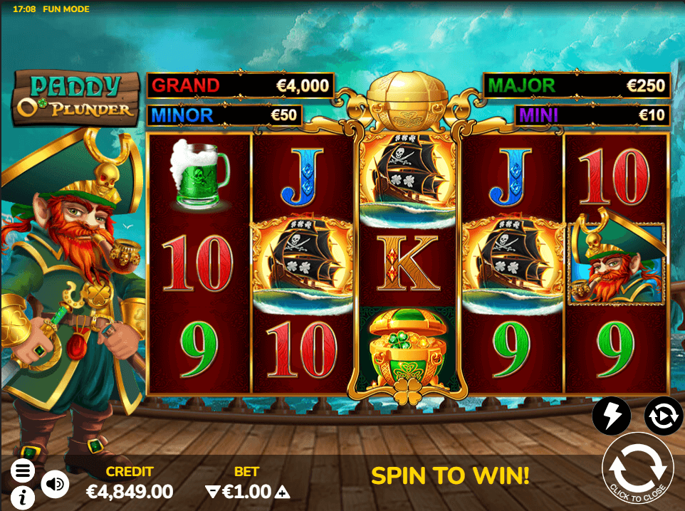 paddy o plunder tableau gotm