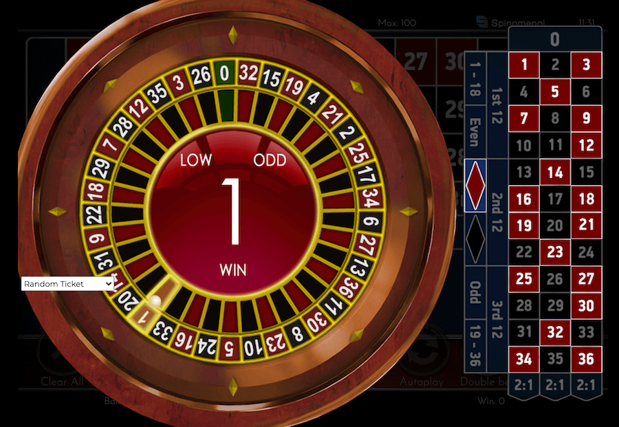 Play Free European Roulette (Vibra Gaming) Game