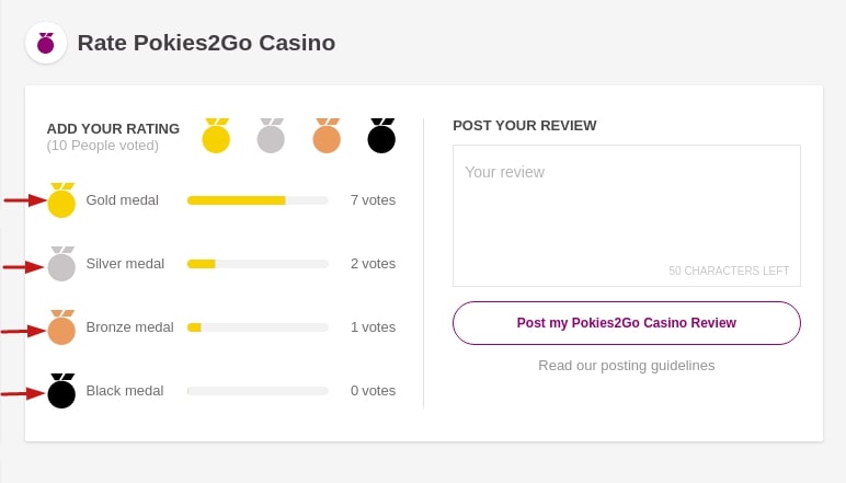 spain casinos rating system gold medal