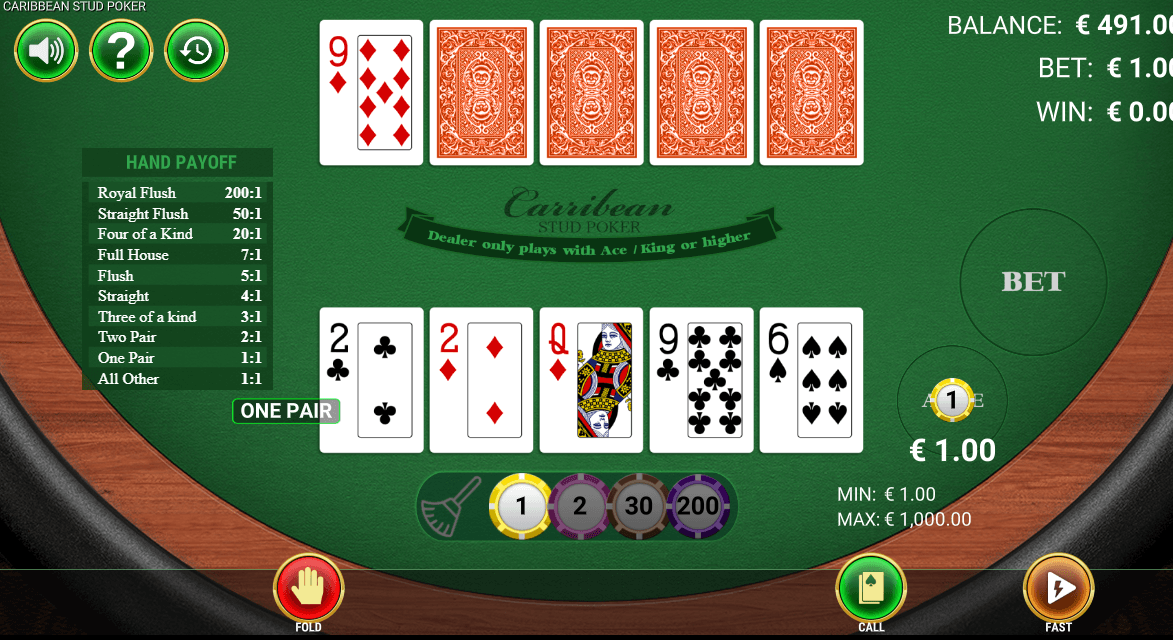 Triple Play Poker - Free 3 Play Video Poker